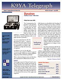 K9YA Telegraph - July 2025